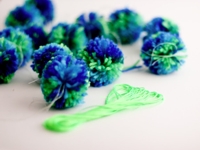 flax and twine Pompoms in Bulk